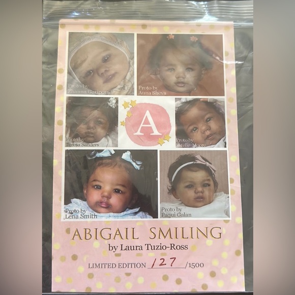 Reborn Baby Doll - Abigail Smiling by Laura Tuzio-Ross - Picture 15 of 15
